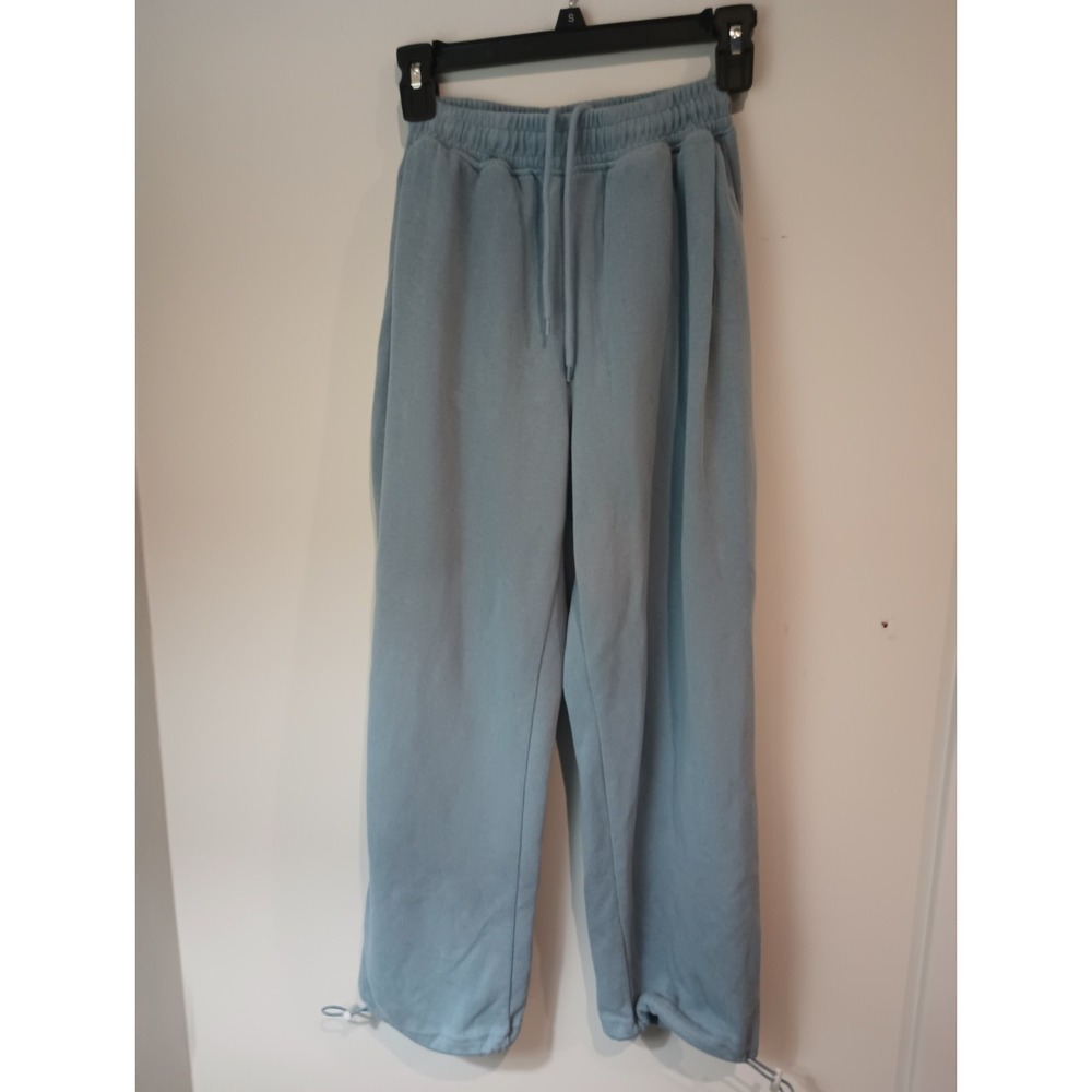 Women's Anaobai Ameicon Blue Jogger Casual Drawstring Pants Size Small